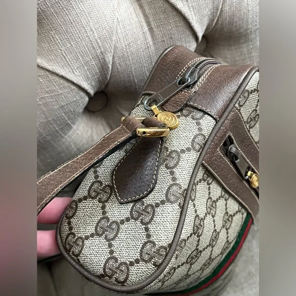 Gucci Ophidia vintage Zip Around Camera leather crossbody bag - Picture 11 of 14